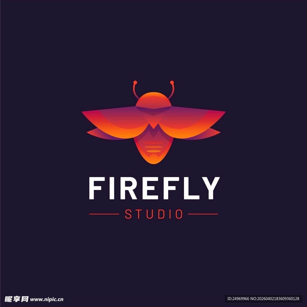 萤火虫工作室标志设计