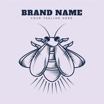 昆虫风格品牌标志设计