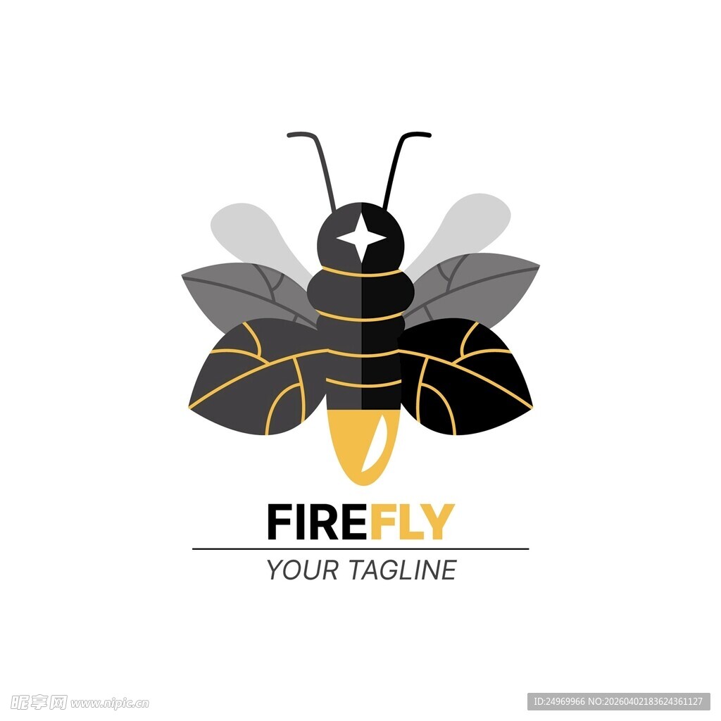 萤火虫标志设计