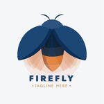 萤火虫标志设计