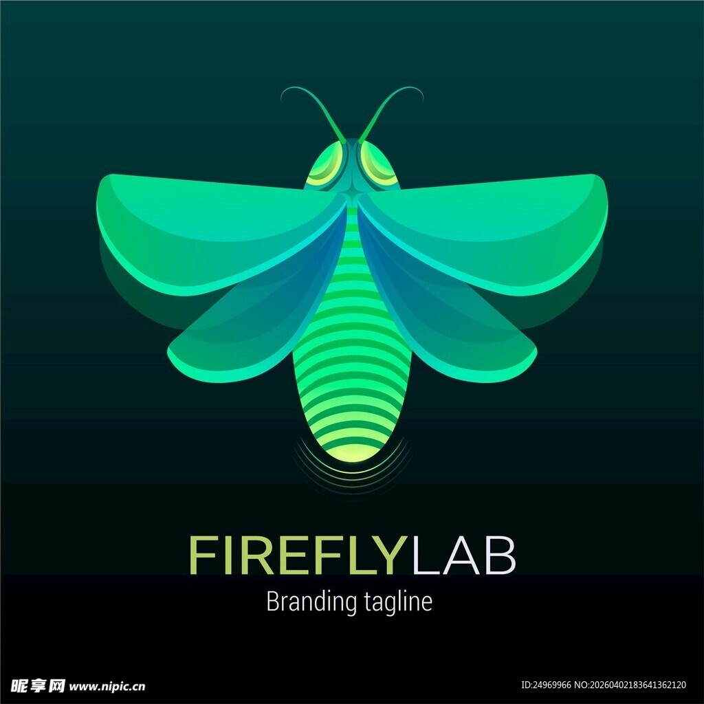 萤火虫实验室标志设计