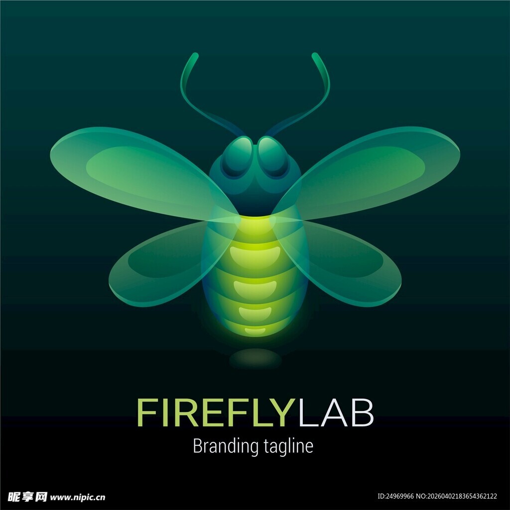 萤火虫实验室标志设计