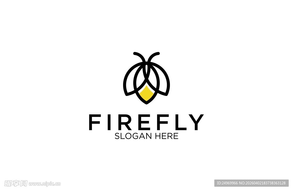 萤火虫品牌标志设计