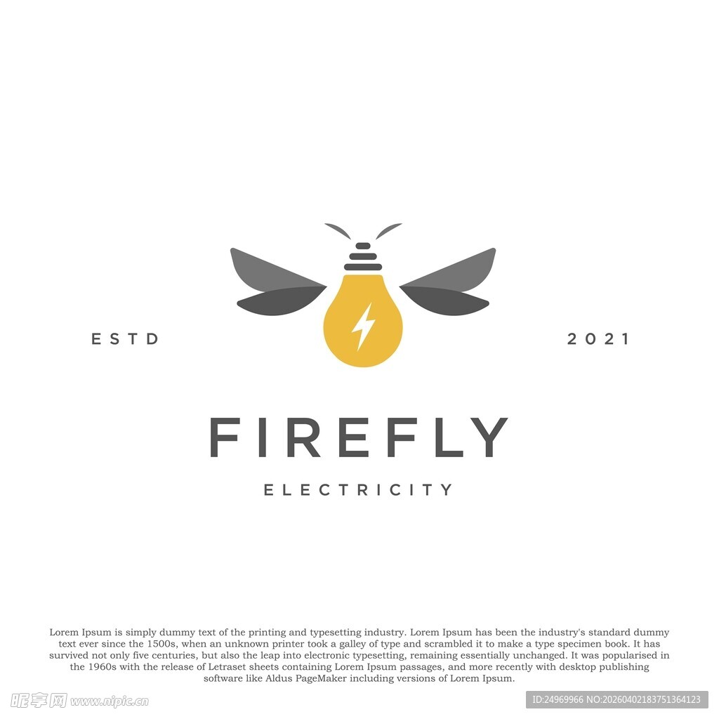 萤火虫标志设计