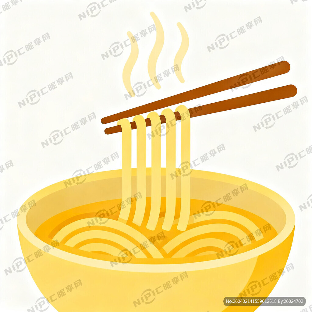 面馆的图标 一碗面