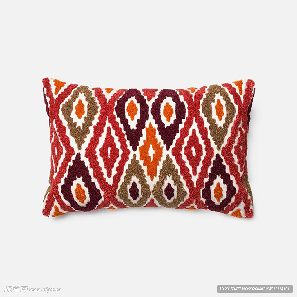 多彩几何图案抱枕