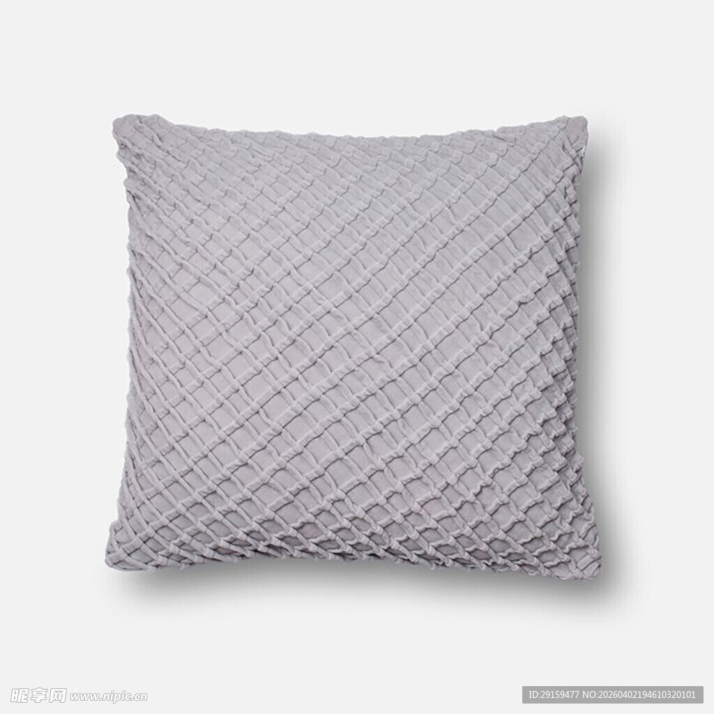 浅紫色纹理抱枕