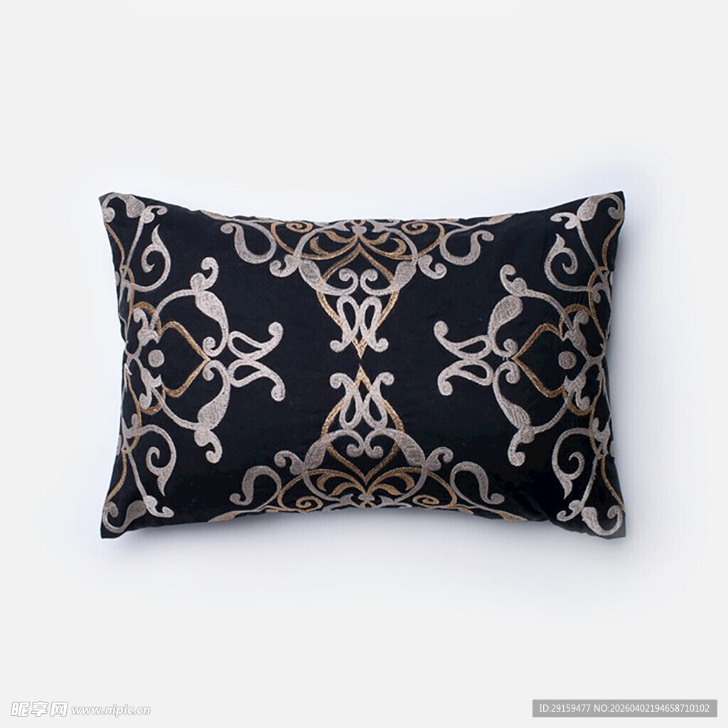 复古花纹装饰抱枕