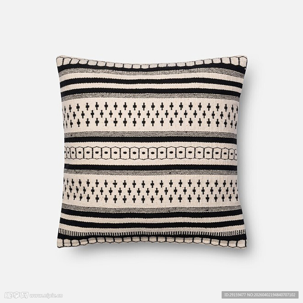 条纹几何图案抱枕
