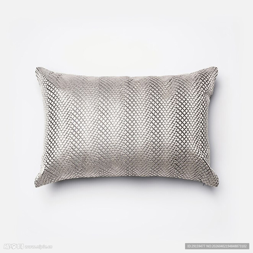浅灰色条纹抱枕