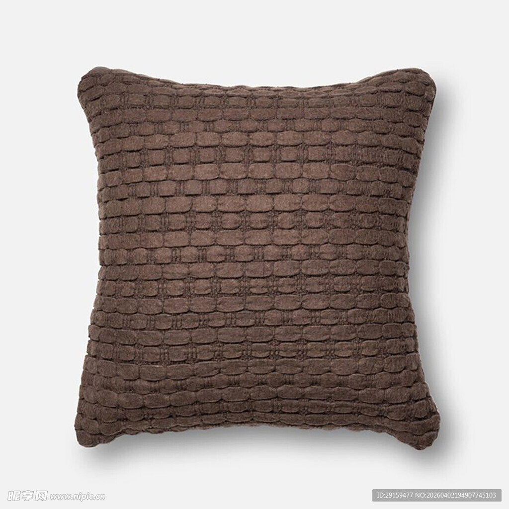 棕色纹理抱枕