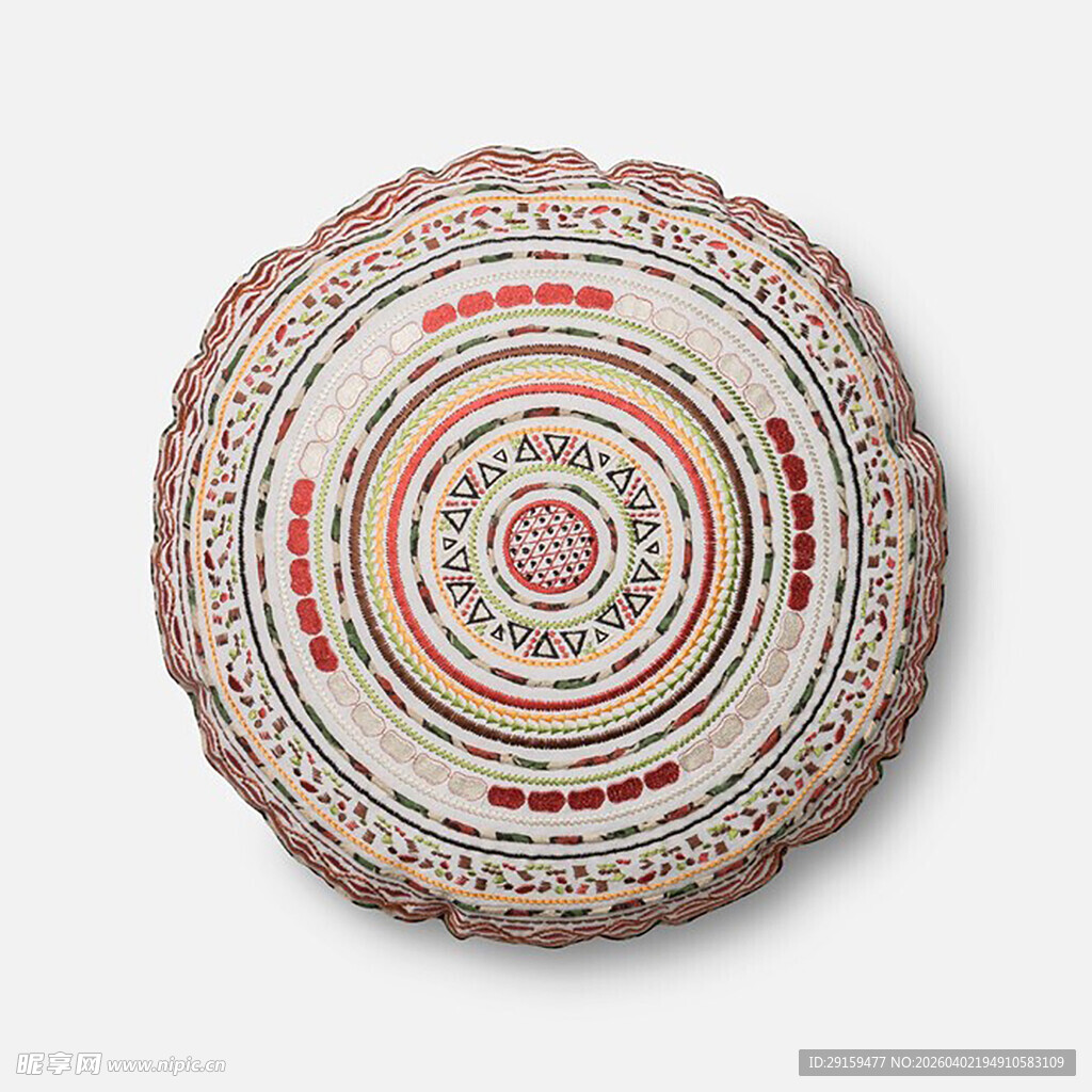 民族风圆形装饰盘