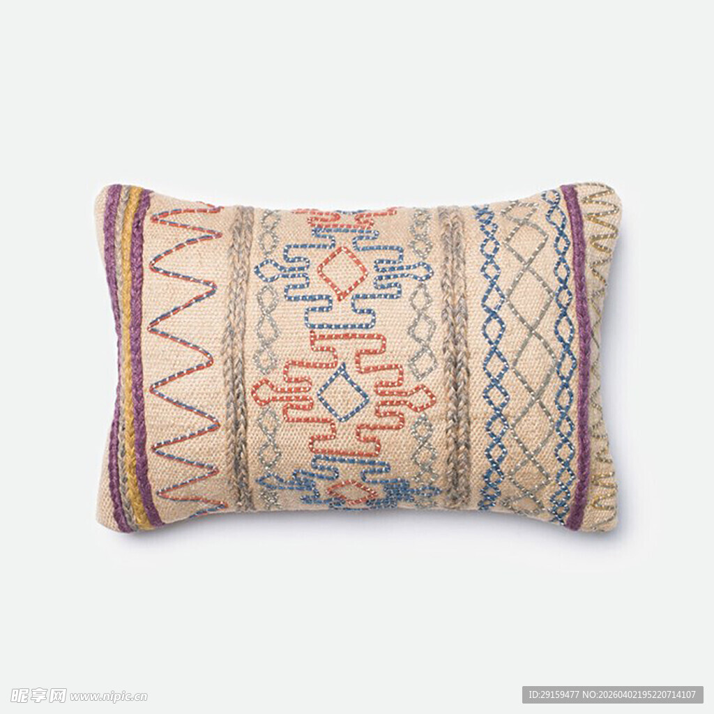 民族风几何图案流苏抱枕