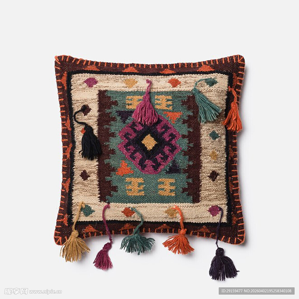 民族风流苏装饰抱枕