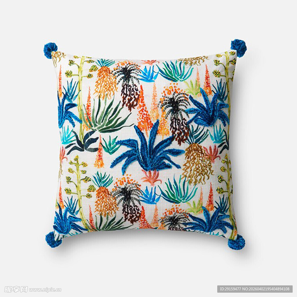 热带风情印花抱枕