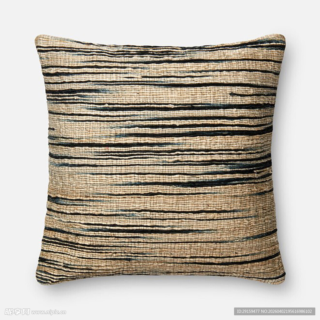 条纹图案抱枕