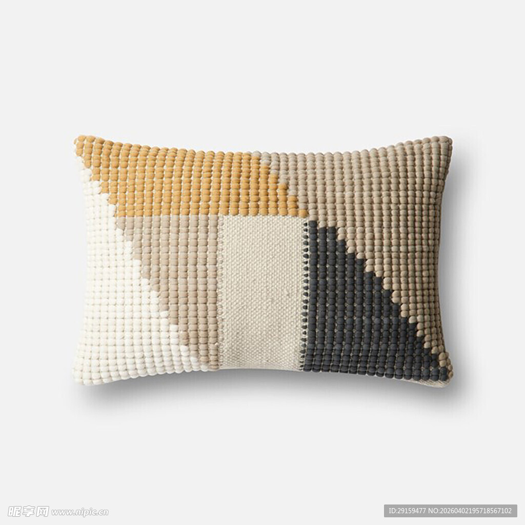 几何图案条纹抱枕