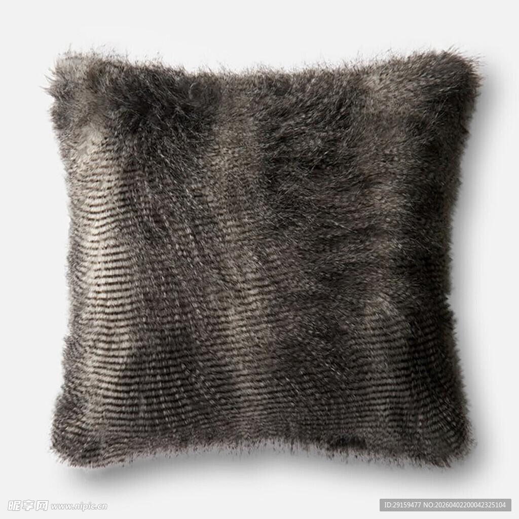 毛绒质感方形抱枕