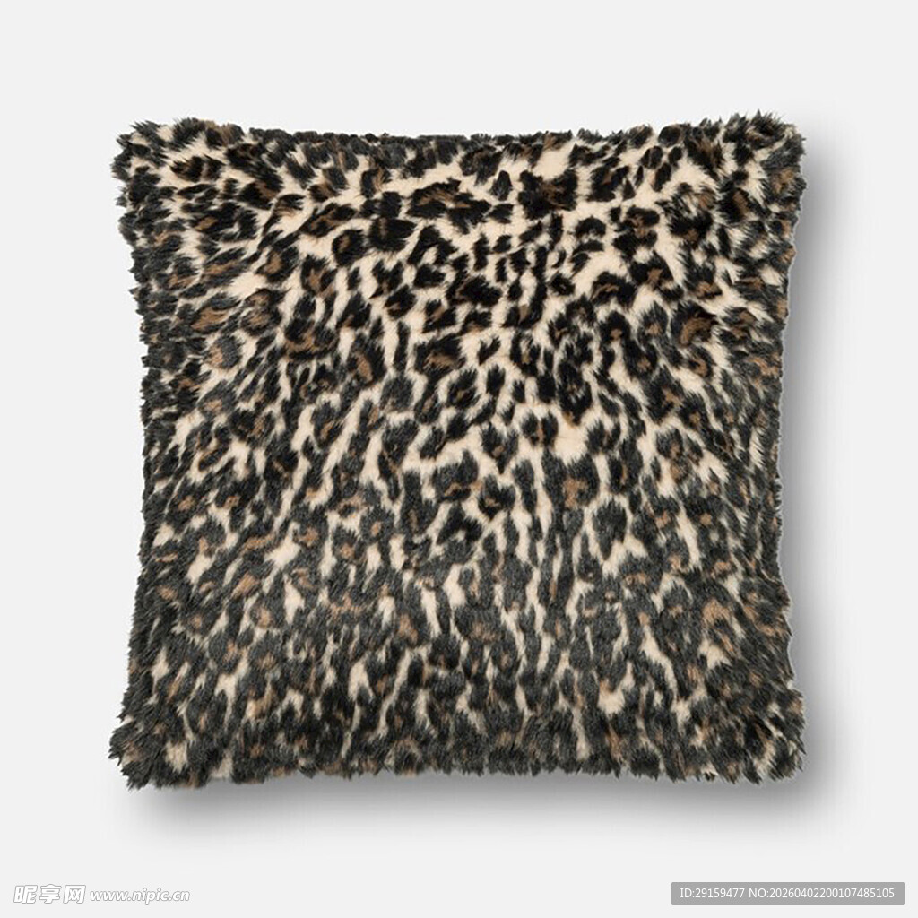 豹纹抱枕
