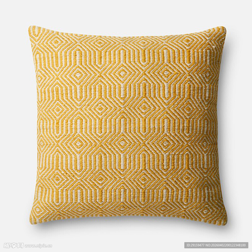 金色几何图案抱枕