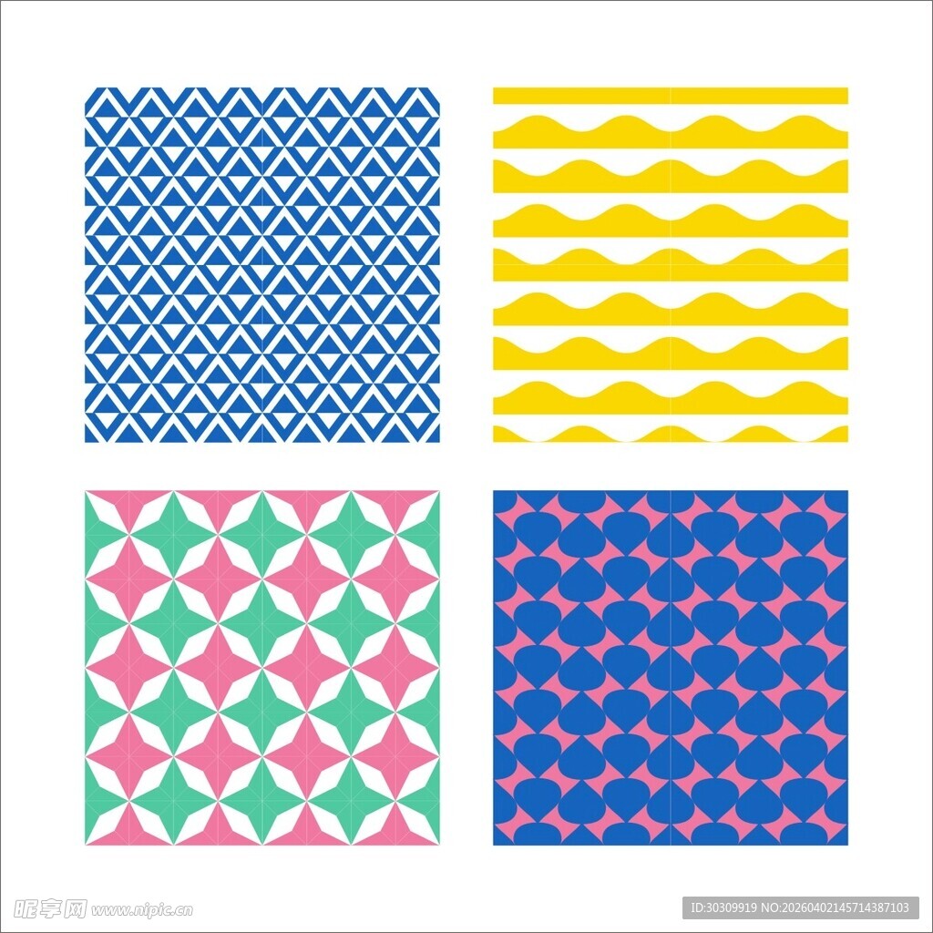 几何图案 四方连续图案