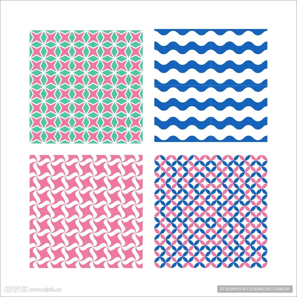 几何图案 四方连续图案