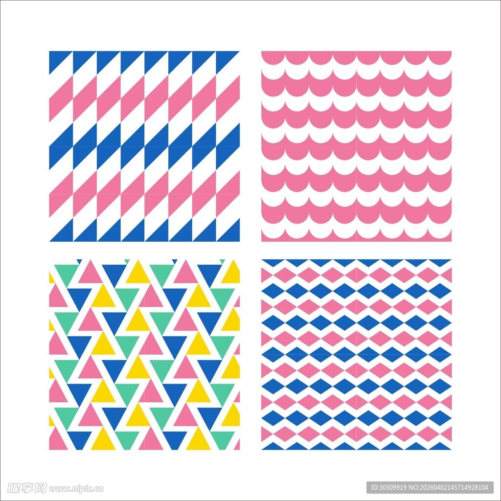 几何图案 四方连续图案