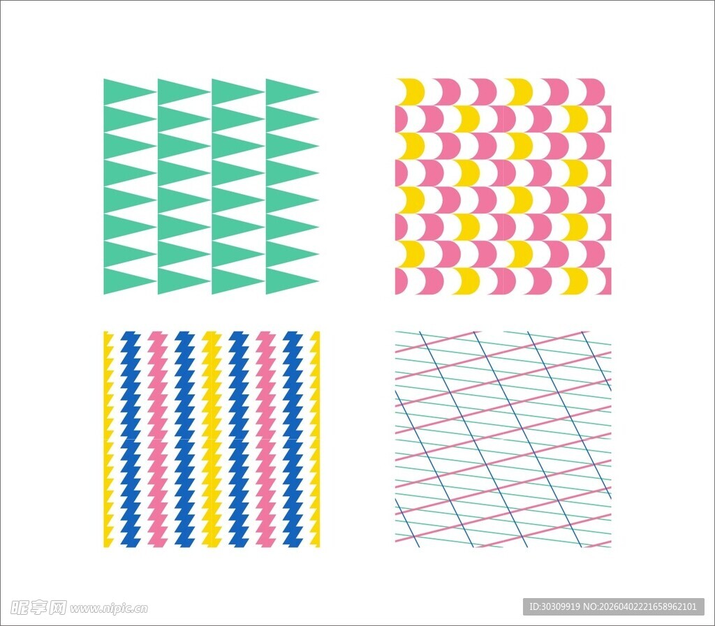 几何图案 四方连续图案
