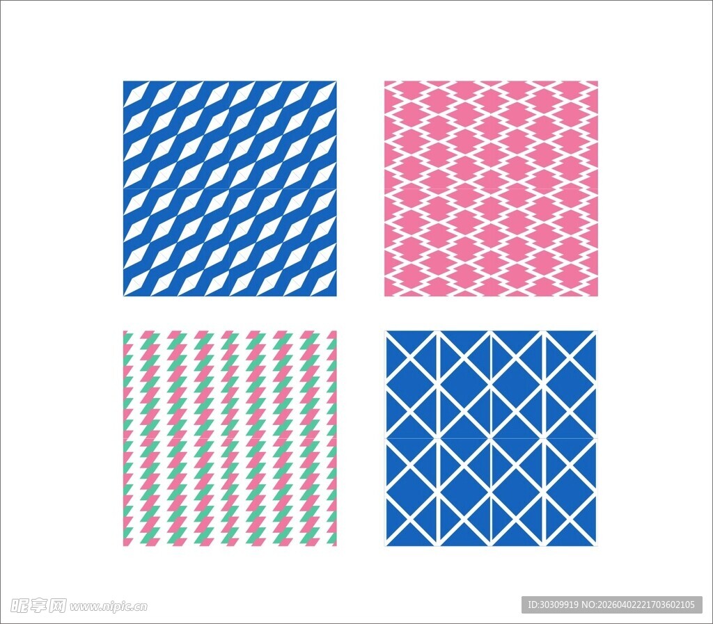 几何图案 四方连续图案