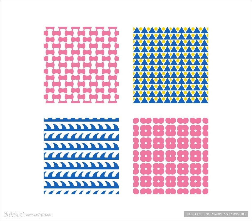 几何图案 四方连续图案