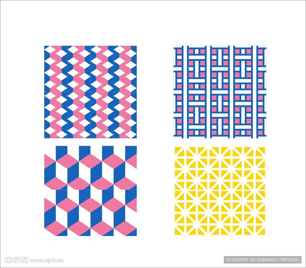 几何图案 四方连续图案