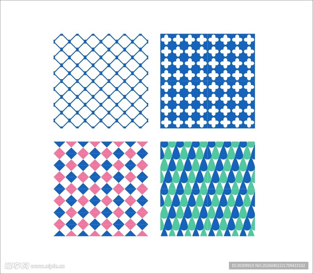 几何图案 四方连续图案