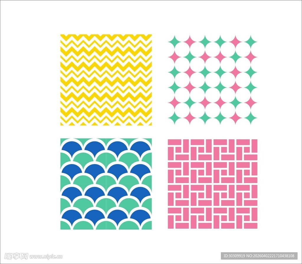 几何图案 四方连续图案