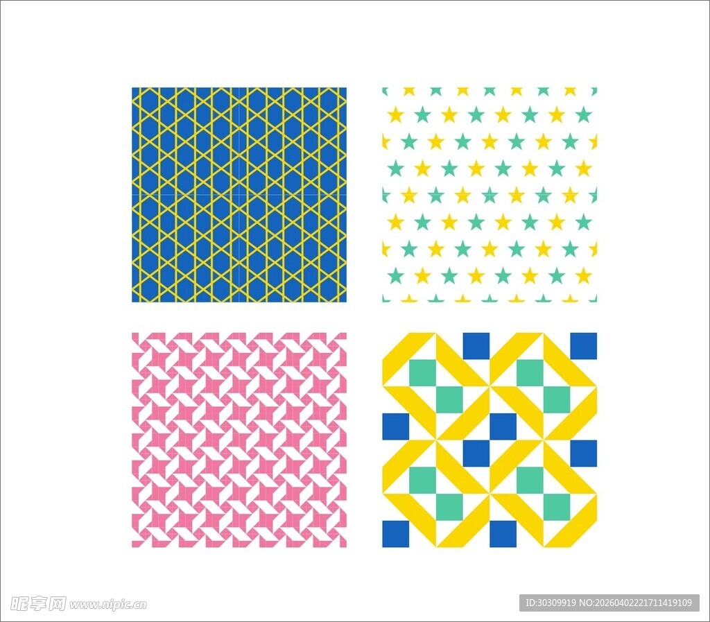 几何图案 四方连续图案