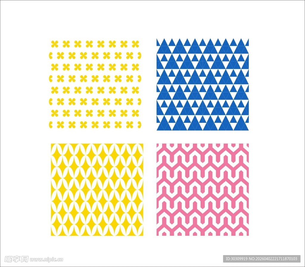 几何图案 四方连续图案