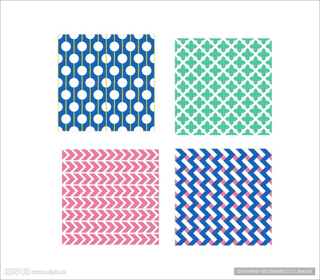 几何图案 四方连续图案