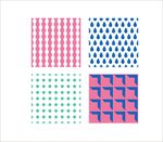 几何图案 四方连续图案