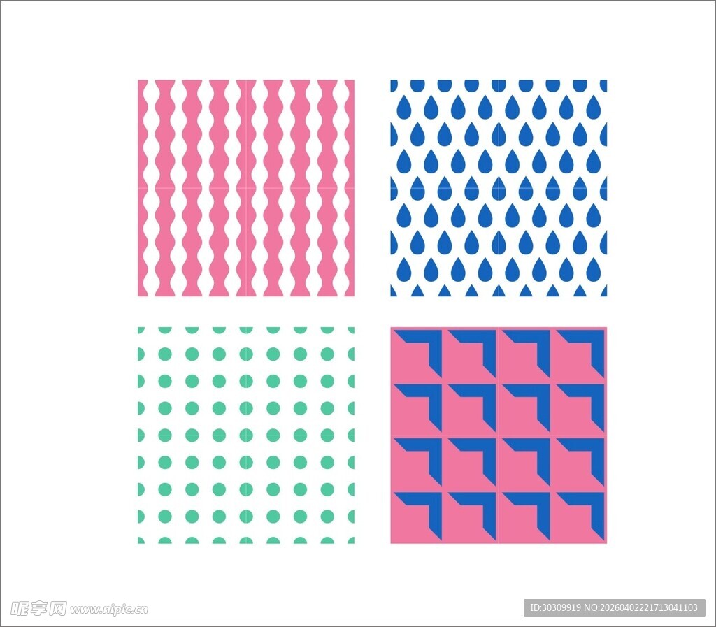 几何图案 四方连续图案