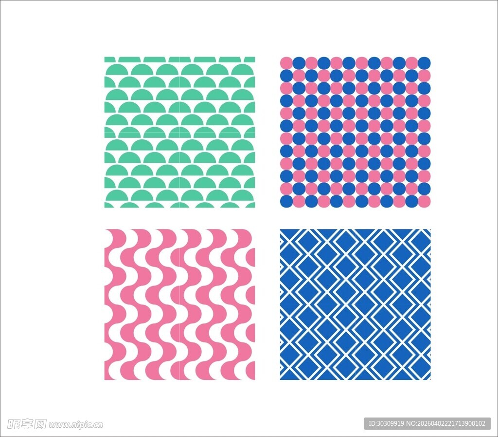 几何图案 四方连续图案