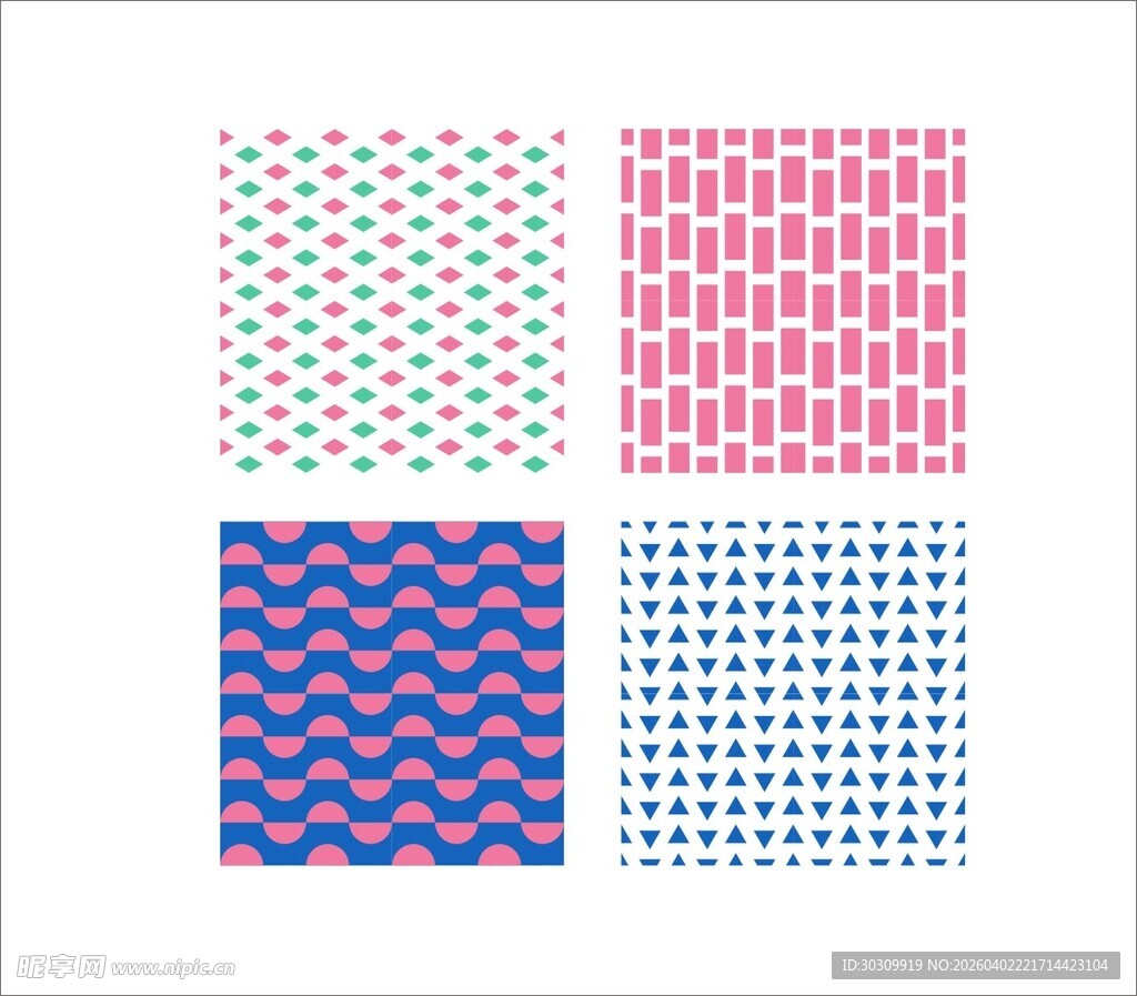 几何图案 四方连续图案