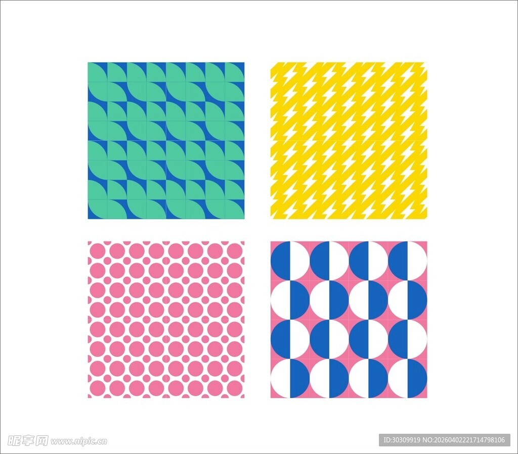 几何图案 四方连续图案