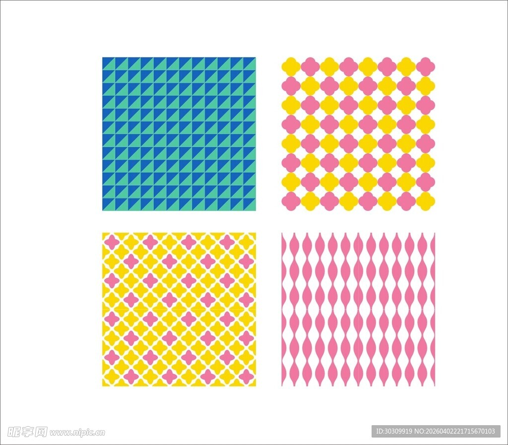 几何图案 四方连续图案