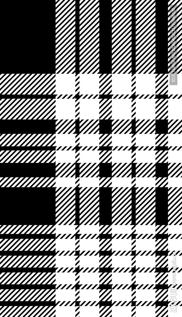 黑白格子图案纹理
