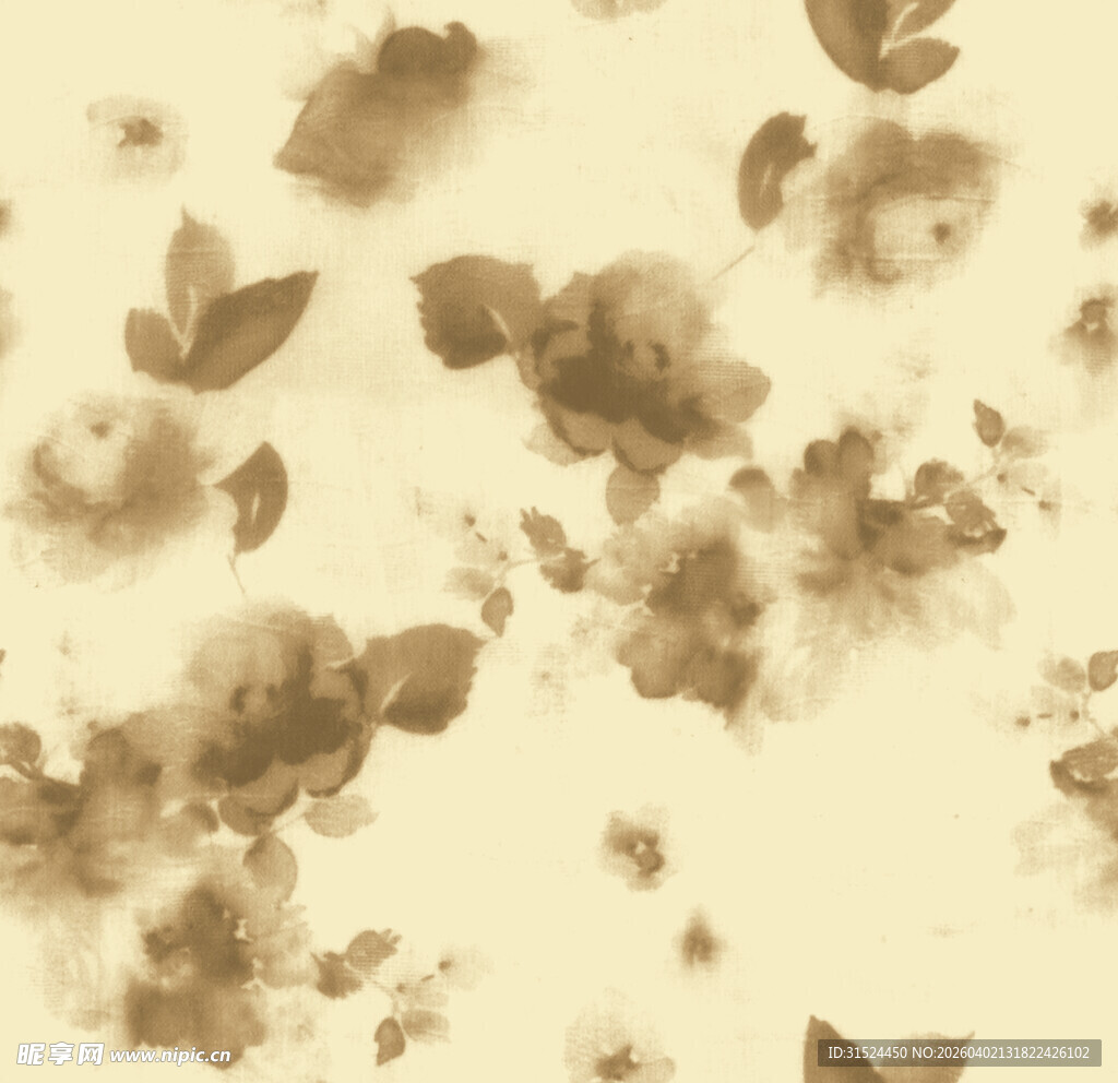 复古风花卉图案背景图