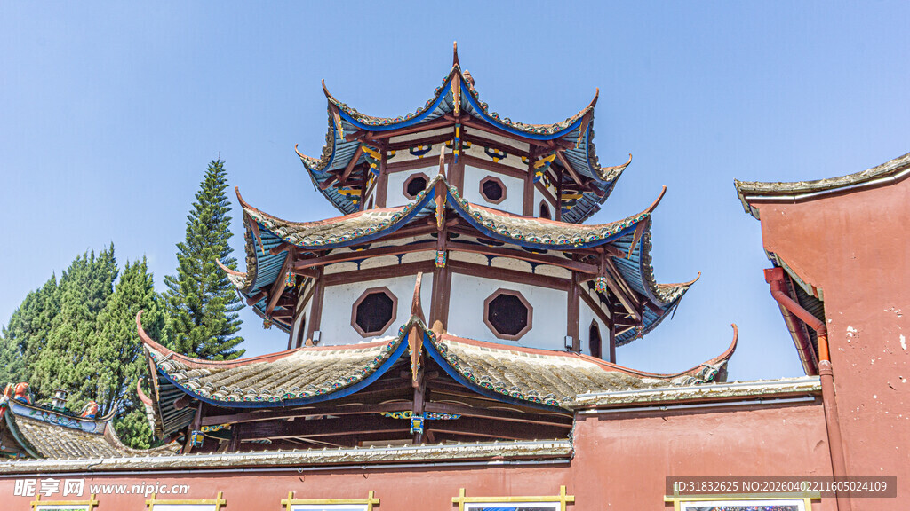 中式古塔 传统建筑之美