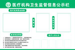 医疗机构卫生监督信息公示栏