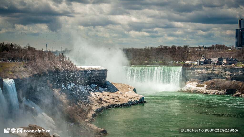 尼亚加拉大瀑布壮丽景观