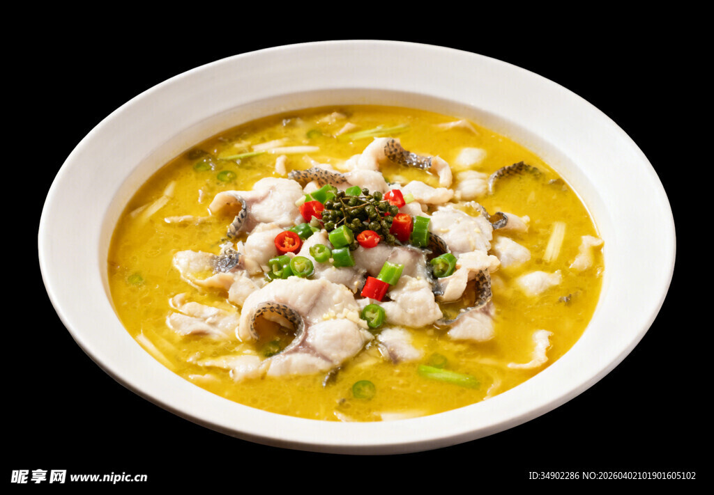 金汤酸菜鱼片汤