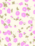 粉色花卉图案背景布料