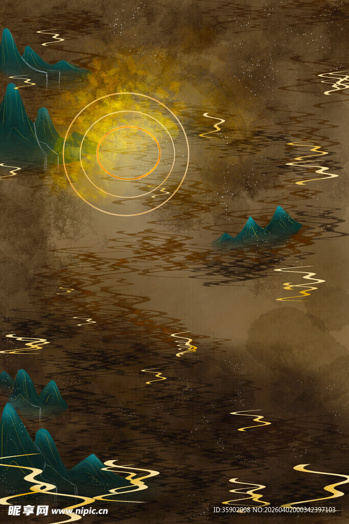 神秘奇幻漩涡景观